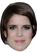PRINCESS EUGENIE JB - Royal Fancy Dress Cardboard Celebrity Party Face Mask