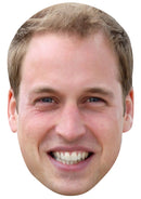 PRINCE WILLIAM JB - Royal Fancy Dress Cardboard Celebrity Party Face Mask