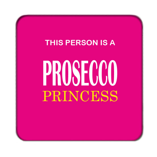 Prosecco Princess Drinks Coaster