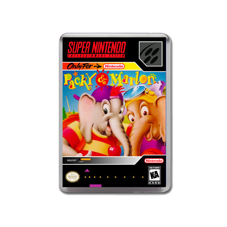 Packy And Marlon - SNES GAME inspired Retro Gaming Magnet