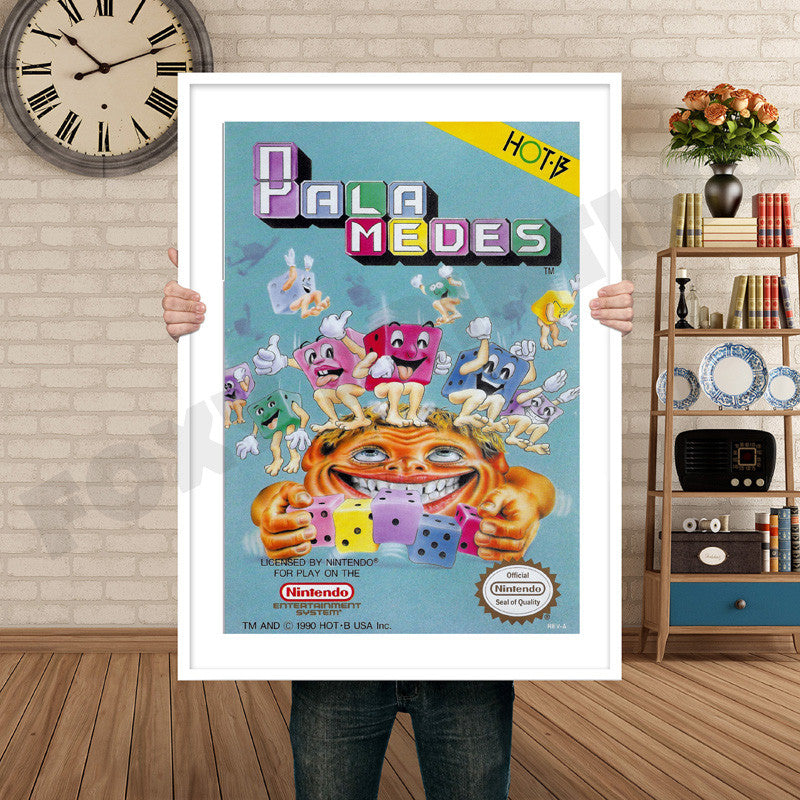 Palamedes Retro GAME INSPIRED THEME Nintendo NES Gaming A4 A3 A2 Or A1 Poster Art 433