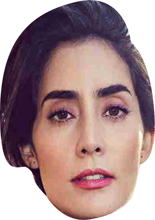 Paola Núñez Face Mask – Fancy Dress Cardboard Costume Mask