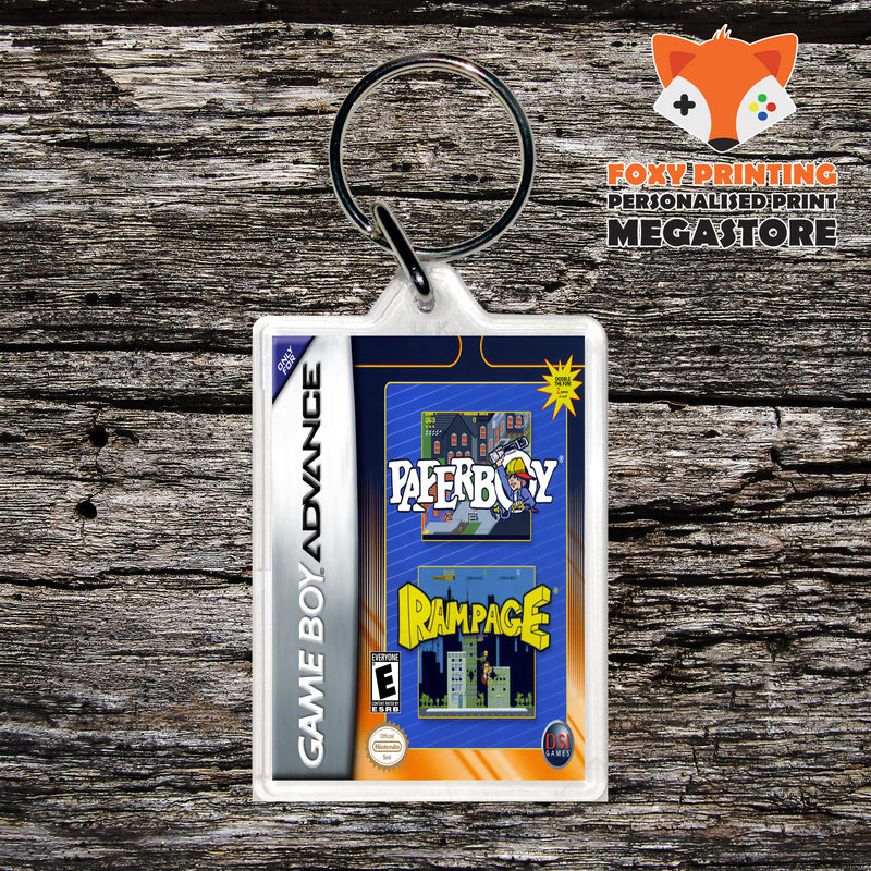 Paperboy - Rampage Retro Gaming Keyring