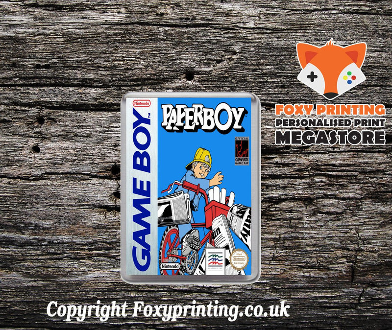 Paperboy Nintendo DS Style Retro Gaming Magnet