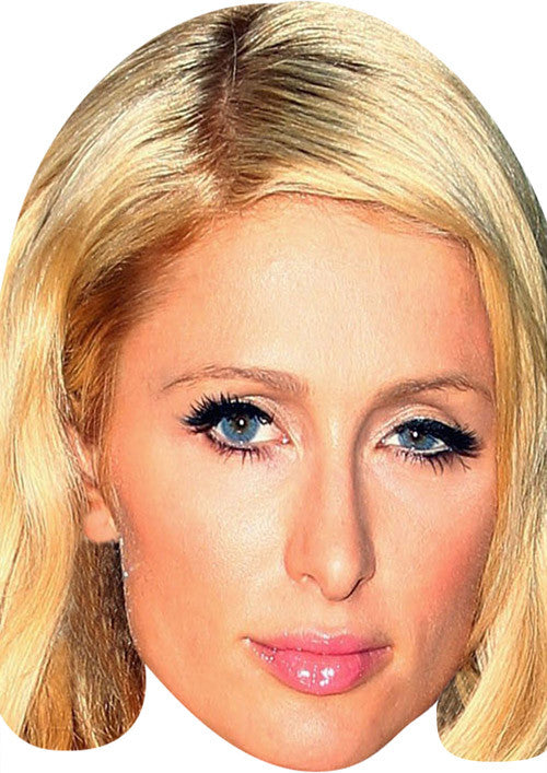 Paris Hilton MH 2017 Celebrity Face Mask Fancy Dress Cardboard Costume Mask