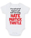 Partick Thistle Hate Football Fan Baby Grow Bodysuit