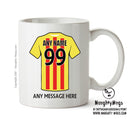 Partick Thistle Football Team Mug Personalised Birthday Age And Name