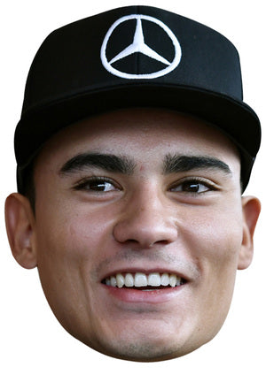 Pascal Wehrlein (Cap) Face Mask – Fancy Dress Cardboard Costume Mask