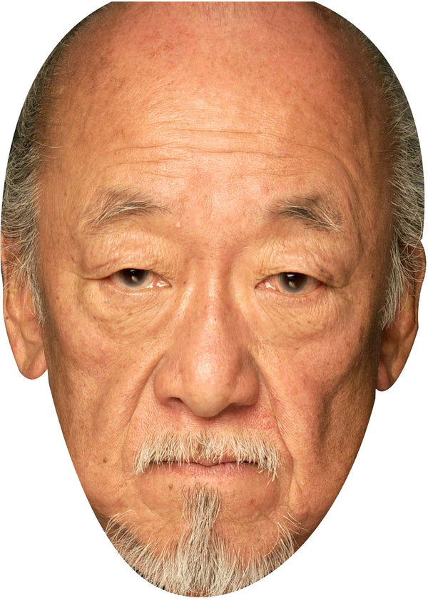Pat Morita Face Mask – Fancy Dress Cardboard Costume Mask