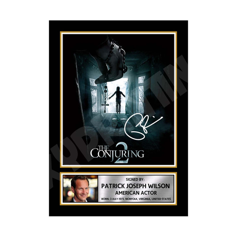 Patrick Wilson 3 Limited Edition Movie Signed Print