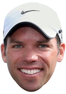PAULCASEY JB - Golf Fancy Dress Cardboard Celebrity Party Face Mask