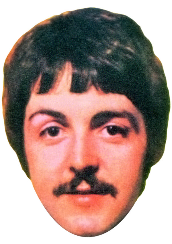 PAUL MCCARTNEY JB - Music Star Fancy Dress Cardboard Celebrity Party Face Mask