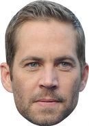 Paul Walker MH 2017 Celebrity Face Mask Fancy Dress Cardboard Costume Mask