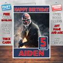 Personalised Payday 1 Inspired Style Game Kids Inspired Birthday Card (SA)