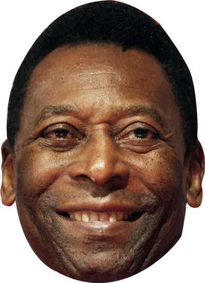 Pele FOOTBALL 2018 Celebrity Face Mask Fancy Dress Cardboard Costume Mask