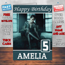 Personal Shopper Kristen Stewart Theme Style Personalised Kids Inspired Movie Birthday Card (SA)