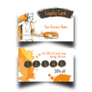 Personalised Bakers Shop Loyalty Cards 2