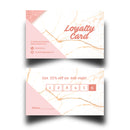 Personalised Marble Themed Loyalty Cards 1