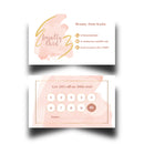 Personalised Rosegold Themed Loyalty Cards 5