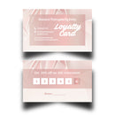 Personalised Rosegold Themed Loyalty Cards 6