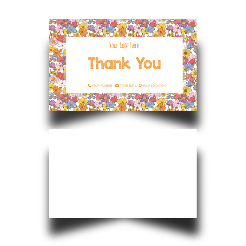 Personalised Business Thank You Cards 25