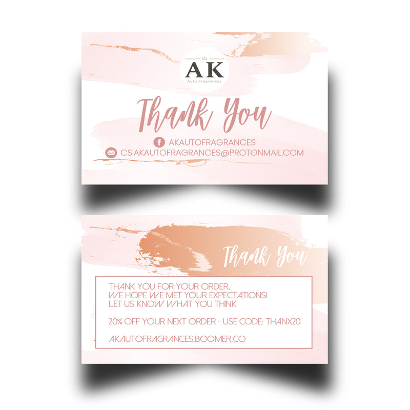 Personalised Business Thank You Cards 32