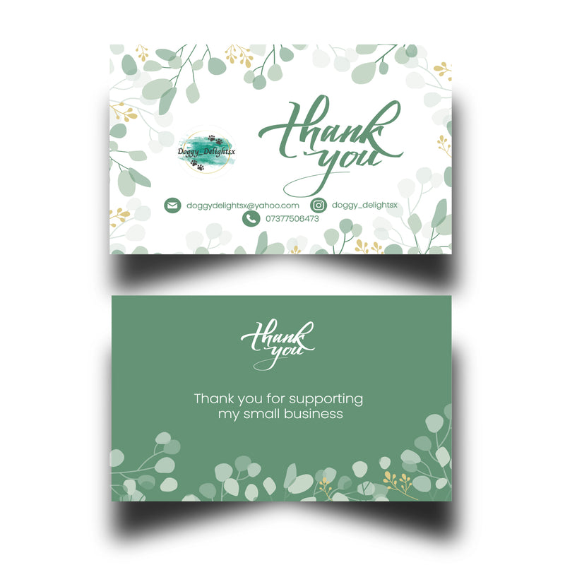 Personalised Business Thank You Cards 4