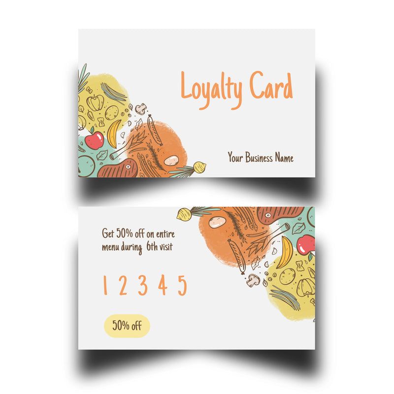 Personalised Cafe Loyalty Cards 2