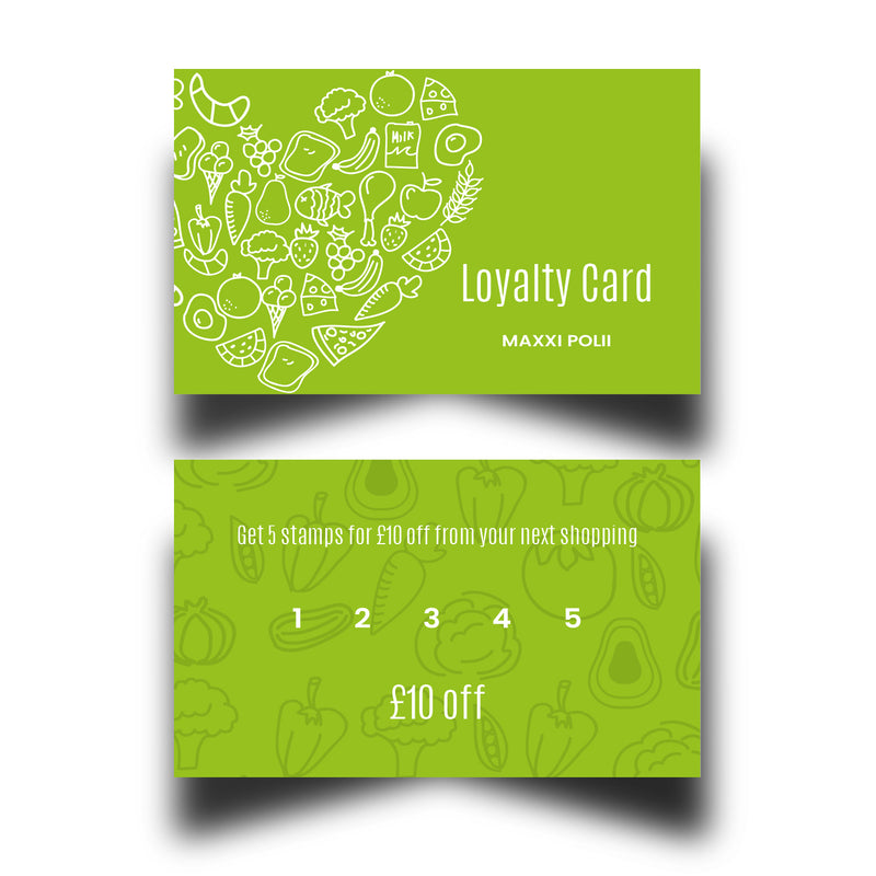 Personalised Cafe Loyalty Cards 5