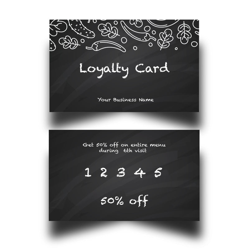 Personalised Cafe Loyalty Cards 6