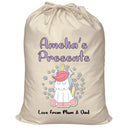 Personalised Unicorn Santa Sack XL - 101 Custom Name
