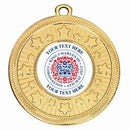 Personalised Star VF Official King Coronation Logo School Medal 50mm