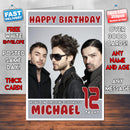Personalised 30 Seconds To Mars 2 INSPIRED THEME Music Birthday Card (SA)