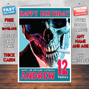 Personalised ADRENALINE MOB Celebrity Inspired Style Birthday Card (SA)