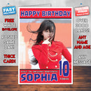 Personalised AOA 1 Celebrity Inspired Style Birthday Card (SA)