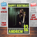 Personalised ARCH ENEMY 1 Celebrity Inspired Style Birthday Card (SA)