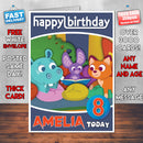 Personalised Abadas 4 Style Theme Personalised Kidshows Birthday Card (SA)