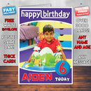 Personalised Abadas 7 Style Theme Personalised Kidshows Birthday Card (SA)