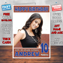 Personalised Aditi Sharma Bollywood Inspired Style Birthday Card (SA)