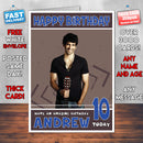 Personalised Aditya Roy Kapoor Bollywood Inspired Style Birthday Card (SA)