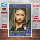 Personalised Adriana Lima 1 INSPIRED THEME Celebrity Birthday Card (SA)
