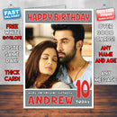 Personalised Ae Dil Hai Mushkil Movie 2 Bollywood Inspired Style Birthday Card (SA)