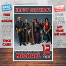 Personalised Aerosmith 1 INSPIRED THEME Music Birthday Card (SA)
