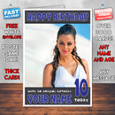 Personalised Aishwariya Rai 5 INSPIRED THEME Celebrity Birthday Card (SA)
