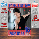 Personalised Aishwariya Rai 8 INSPIRED THEME Celebrity Birthday Card (SA)