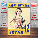 Personalised Alexandra Stan 2 Celebrity Inspired Style Birthday Card (SA)
