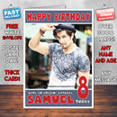 Personalised Ali Zafar 1 Bollywood Inspired Style Birthday Card (SA)
