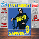Personalised Ali Zafar 2 Bollywood Inspired Style Birthday Card (SA)