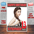 Personalised Alia Bhatt 2 INSPIRED THEME Celebrity Birthday Card (SA)