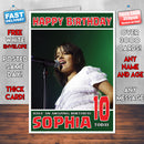 Personalised Alizee 1 Celebrity Inspired Style Birthday Card (SA)